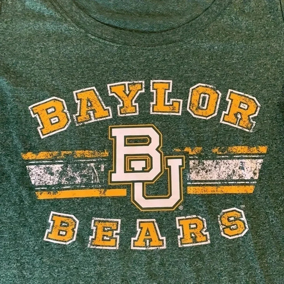 Baylor Bears T-Shirt Green Size Medium NWT - Picture 3 of 7